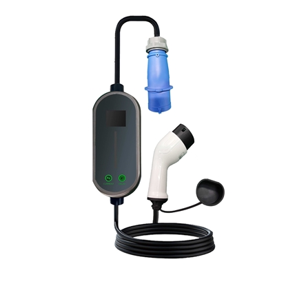 Attēls no Elektroauto uzlādes staciju PEVC7 1 fāzes Type2 32A 7kW 5.0m