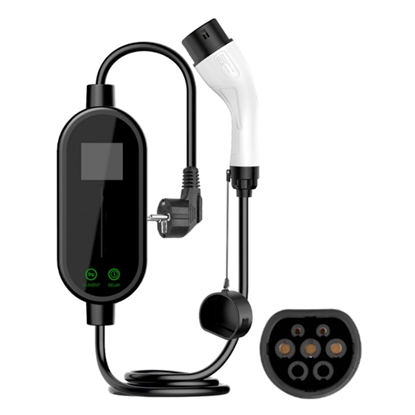 Attēls no Elektroauto uzlādes staciju PEVC7 220V Type2 16A 3.5kW 5.0m