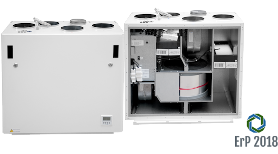 Picture of ENSY WAVE AHU-350BV 400m3/h@100Pa, WiFi, rH, apsilde, D160