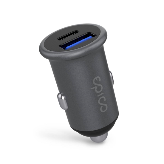 Picture of Epico 38W PRO automašīnas lādētājs - kosmosa pelēks