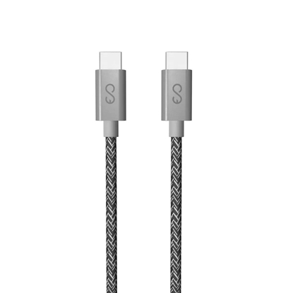 Picture of Epico auduma pīts kabelis USB-C uz USB-C 1,8m 2020 - kosmosa pelēks