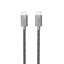 Изображение Epico auduma pīts kabelis USB-C uz USB-C 1,8m 2020 - kosmosa pelēks