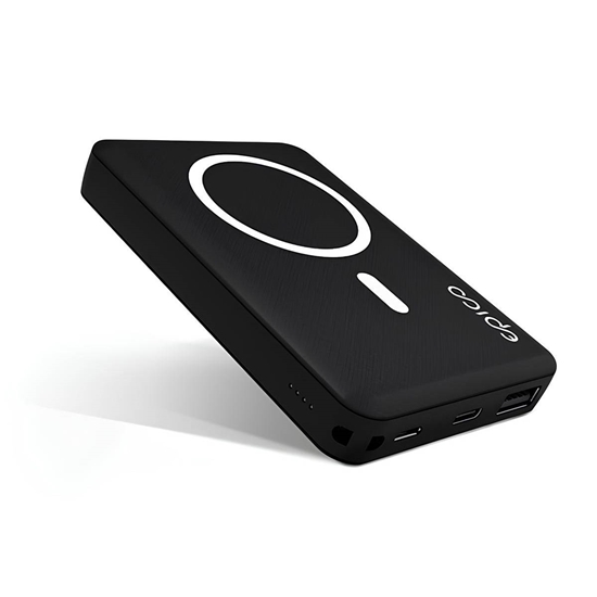 Picture of Epico magnētiskā bezvadu barošanas banka - melna