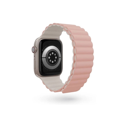 Picture of Epico magnētiskā siksniņa Apple Watch 42/44/45mm, rozā/pelēka