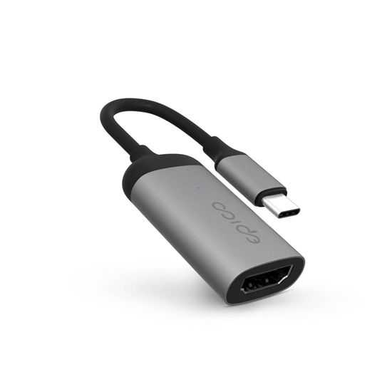 Picture of Epico USB-C uz HDMI adapteris - kosmiski pelēks