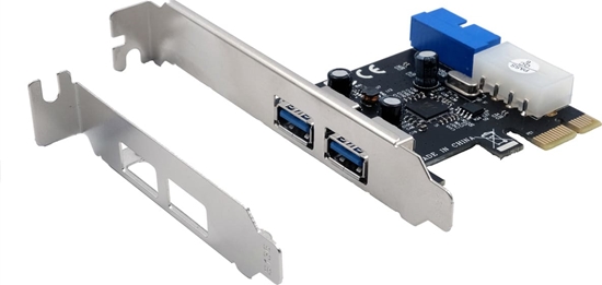 Picture of Exsys EX-11049 2+2-Port USB 3.2 Gen 1 PCIe Karte