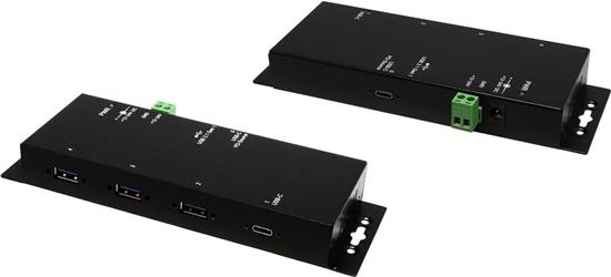 Picture of Exsys EX-1191HMVS-PD 4-Port-USB-3.2 Gen 1 Metall HUB mit USB-PD Aufladung