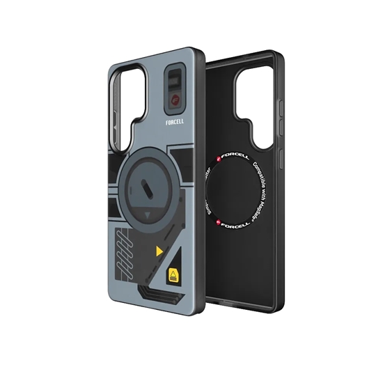 Изображение Forcell divslāņu 4D tehnoloģijas Magcover vāciņš Samsung Galaxy S25 S931 Grey