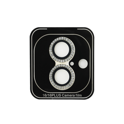 Picture of Guess Fixed Glliter Protective Lens for Apple iPhone 16/16 Plus