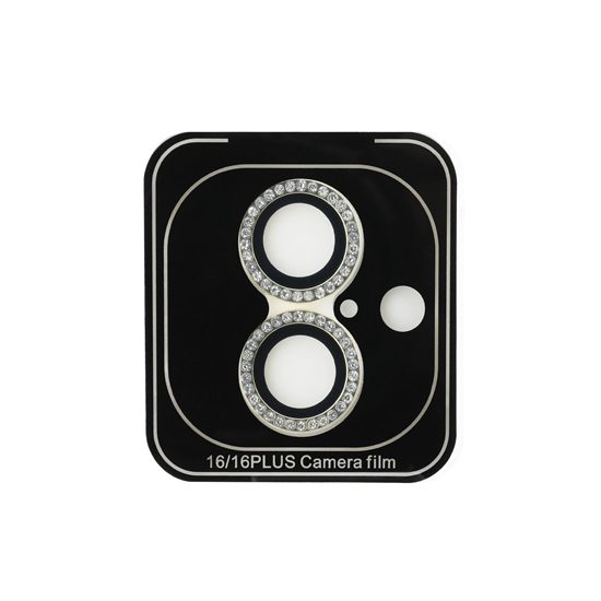 Picture of Guess Fixed Glliter Protective Lens for Apple iPhone 16/16 Plus