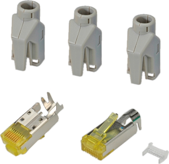 Picture of Hirose TM31 Stecker geschirmt, Tülle grau, 50 Stück