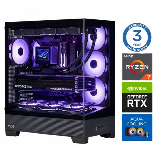 Изображение INTOP AQUA Ryzen 7 7700X 64GB DDR5 1TB SSD M.2 NVME+2TB RTX5060 8GB no-OS
