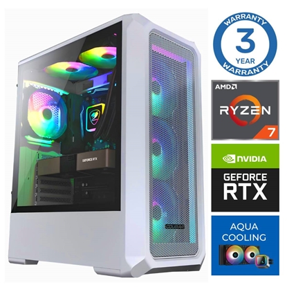Attēls no INTOP AQUA Ryzen 7 8700F 32GB DDR5 1TB SSD M.2 NVME+2TB RTX5060 8GB no-OS
