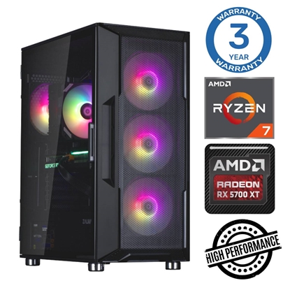 Attēls no INTOP Ryzen 7 5700X 16GB 1TB SSD M.2 NVME+2TB RX6600 8GB no-OS