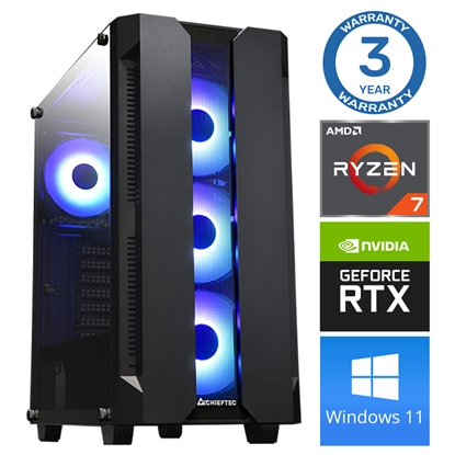 Attēls no INTOP Ryzen 7 5700X 16GB 500SSD M.2 NVME+2TB RTX3050 8GB WIN11
