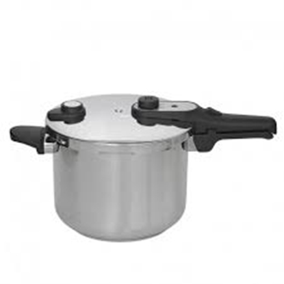 Изображение JATA PRESSURE COOKER STAINLESS STEEL 24CM DIAM. 8L INDUCTION READY HOLL2228