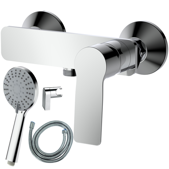 Picture of Jaucējkrāns dušas AB BRUCE, ar dušas komplektu, hr