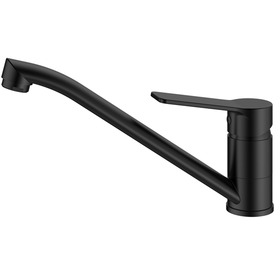 Изображение Jaucējkrāns izlietnes AB JOSE, ar snīpi, melns