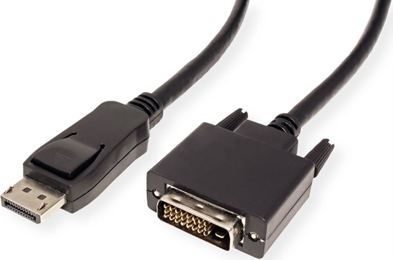 Picture of Kabelis DisplayPort > DVI24+1, M / M, 1.5m, melns, Value