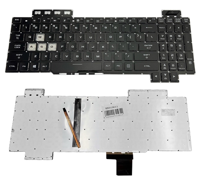 Attēls no Keyboard ASUS ROG GL703GS GL703GM FX504 FX505, US, with backlight
