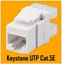 Изображение Keystone modulis CAT5E UTP var lietot ar SS-1xRJ45-PR vai SS-2xRJ45-PR