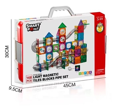 Picture of Klocki magnetyczne 168 elementów
