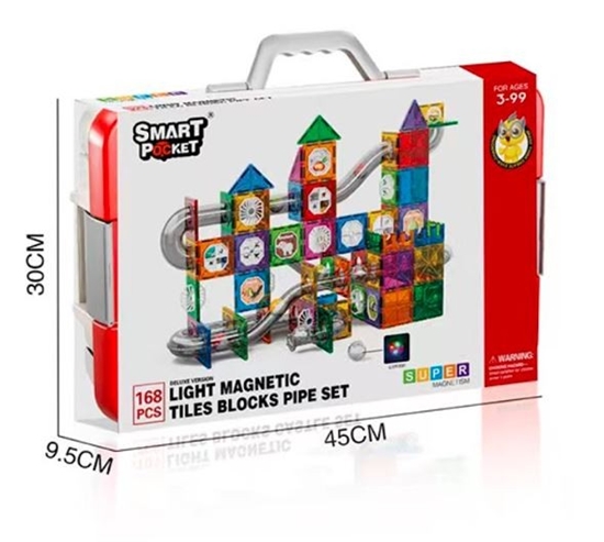 Picture of Klocki magnetyczne 168 elementów