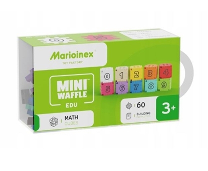 Attēls no Klocki Mini Waffle Edu - Kostki matematyczne 60 elementów