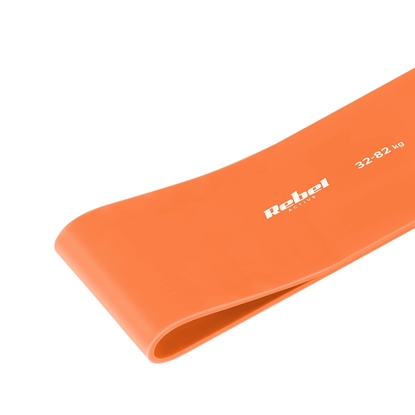 Attēls no Lateksa vingrošanas josla - Power Band PL-7, pomarańczowa 32-82 kg  REBEL ACTIVE