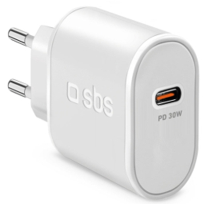 Attēls no Lādētājs SBS USB-C 30W White