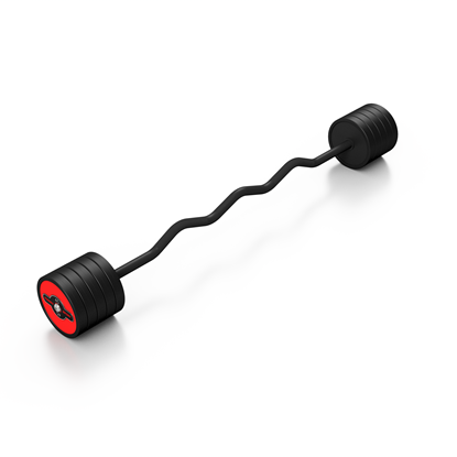 Attēls no Liektais stienis ar fiksēto svaru 1 gab. Barbell 45 kg - Marbo Sport