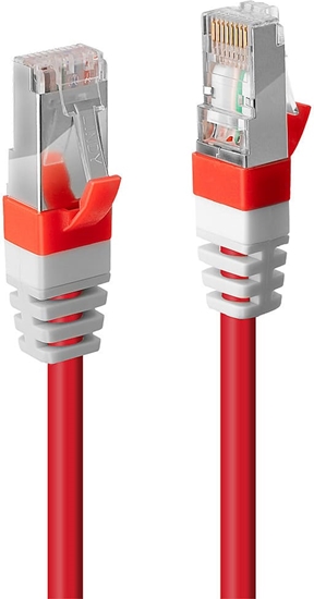 Изображение Lindy 0.3m Cat.6A S/FTP LSZH Network Cable, Red