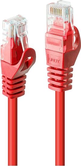 Изображение Lindy 10m Cat.6 U/UTP Network Cable, Red