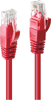Attēls no Lindy 2m Cat.6 U/UTP Network Cable, Red