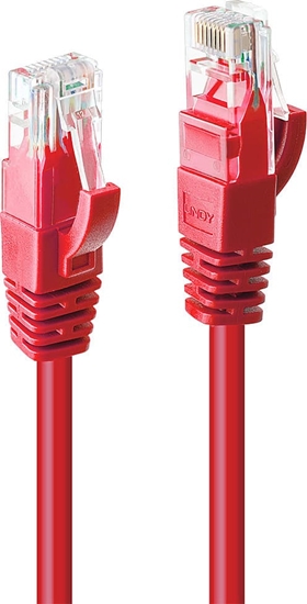 Picture of Lindy 2m Cat.6 U/UTP Network Cable, Red