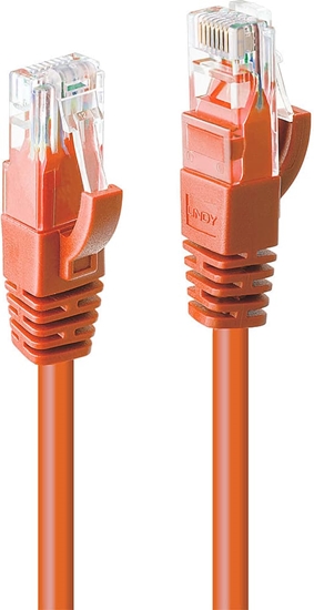 Picture of Lindy 7.5m Cat.6 U/UTP Network Cable, Orange