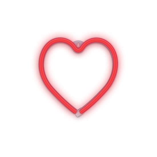 Picture of Neon LED Light HEART red Bat + USB FLNEO7 Forever 