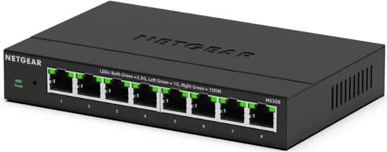 Picture of Netgear MS308 Nepārvaldīts 2.5G Ethernet (100/1000/2500) Melns
