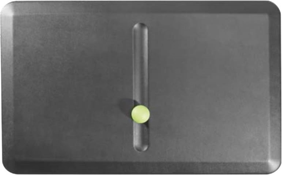 Picture of Pretnoguruma grīdas paklājiņš sēdus/stāvus darba vietai, melns Value