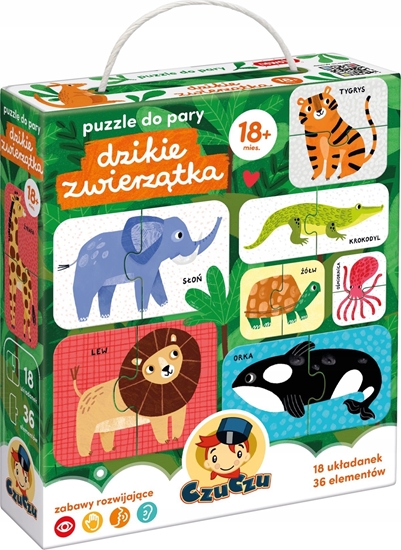 Picture of Puzzle do pary - Dzikie zwierzęta
