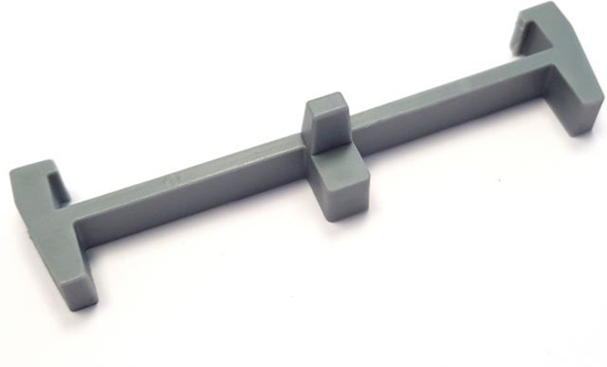 Picture of Restes stiprinājums 80mm (10gab) pelēks plastmasas