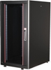 Picture of Roline 19-inch network cabinet Basic 22 U, 600x800 WxD Glass door black