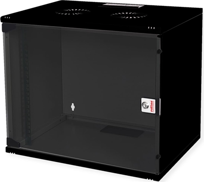 Attēls no Roline 19-inch wall-mounted housing Basic 7 U, 540x400 WxD kit black