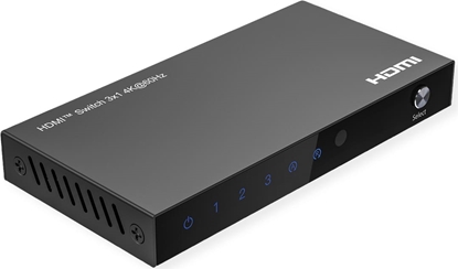 Picture of Roline HDMI Switch, 3x1, 4K60Hz, with Remote Control