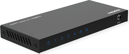 Picture of Roline HDMI Switch, 4x1, 4K60Hz, with Remote Control