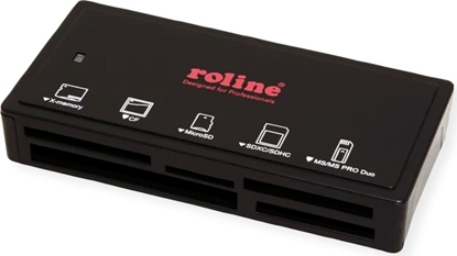 Изображение Roline USB 3.2 Gen 1 Multi Card Reader, external, black