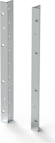 Изображение Schroff EuropacPRO 19" Bracket for Textile Gasket, Type F, Handle Holes, 9 U