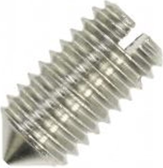 Изображение Schroff Grub Screw, Steel Nickel Plated, M2.5 x 8