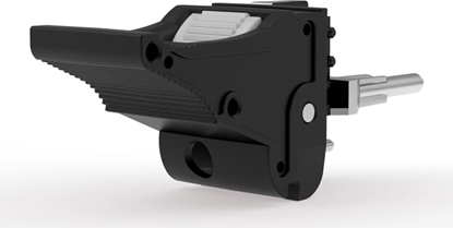 Изображение Schroff Inserter/Extractor Handle Type IEL, Black Lever, Grey Button, Bottom, 10 pieces