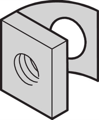 Attēls no Schroff Slide Nut Kit, 50 pieces